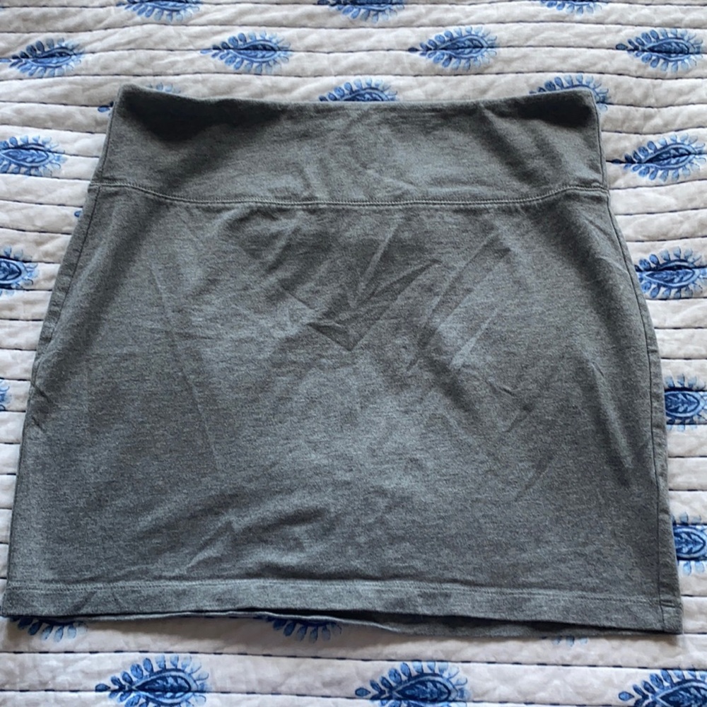 Simple gray skirt